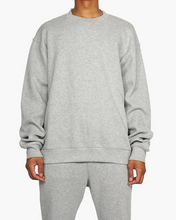 Load image into Gallery viewer, THERMAL SWEATSHIRT-HEATHER GRAY
