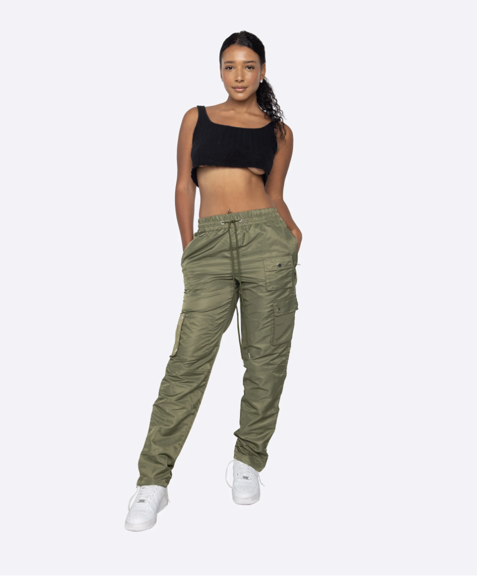 WOMEN ROVER UTILITY PANTS- OLIVE